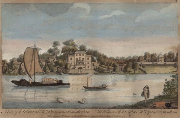 View of the celebrated Mr Pope’s House at Twickenham