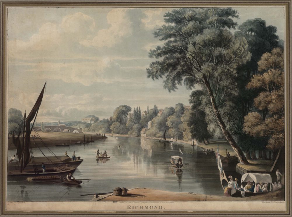 Richmond, as seen from above the Bridge