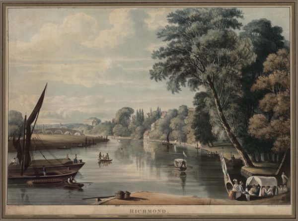 Richmond, as seen from above the Bridge