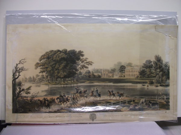 Vue de la Maison ocupee parson Altesse serenissme Monseigneur le Duc D’ Orleans a Twickenham en 1815 et 1816