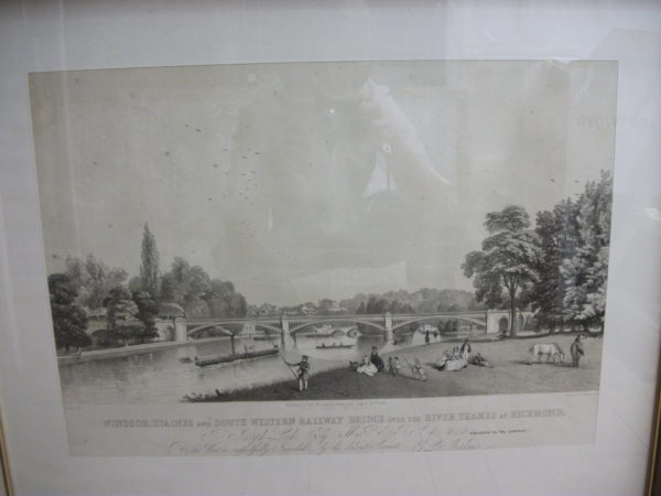 Windsor Staines and South Western Railway Bridge over the River Thames at Richmond
