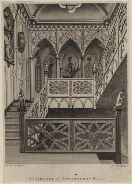 Staircase at Strawberry Hill