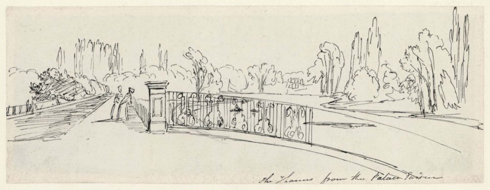 The Thames from the Palace gardens