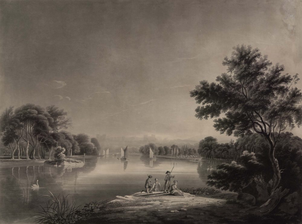 View of Richmond Hill from Twickenham Ferry