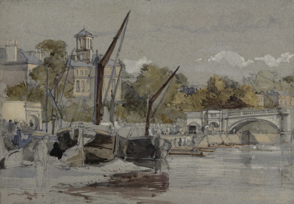 Coal Barges Richmond Bridge