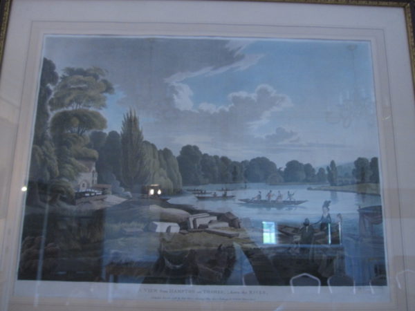 A View at Hampton on Thames – down river