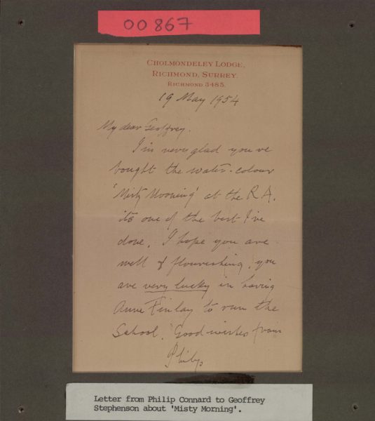 Misty Morning letter