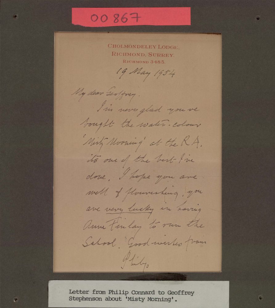 Misty Morning letter