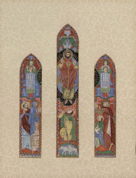 East Window Holy Trinity Church Castelnau