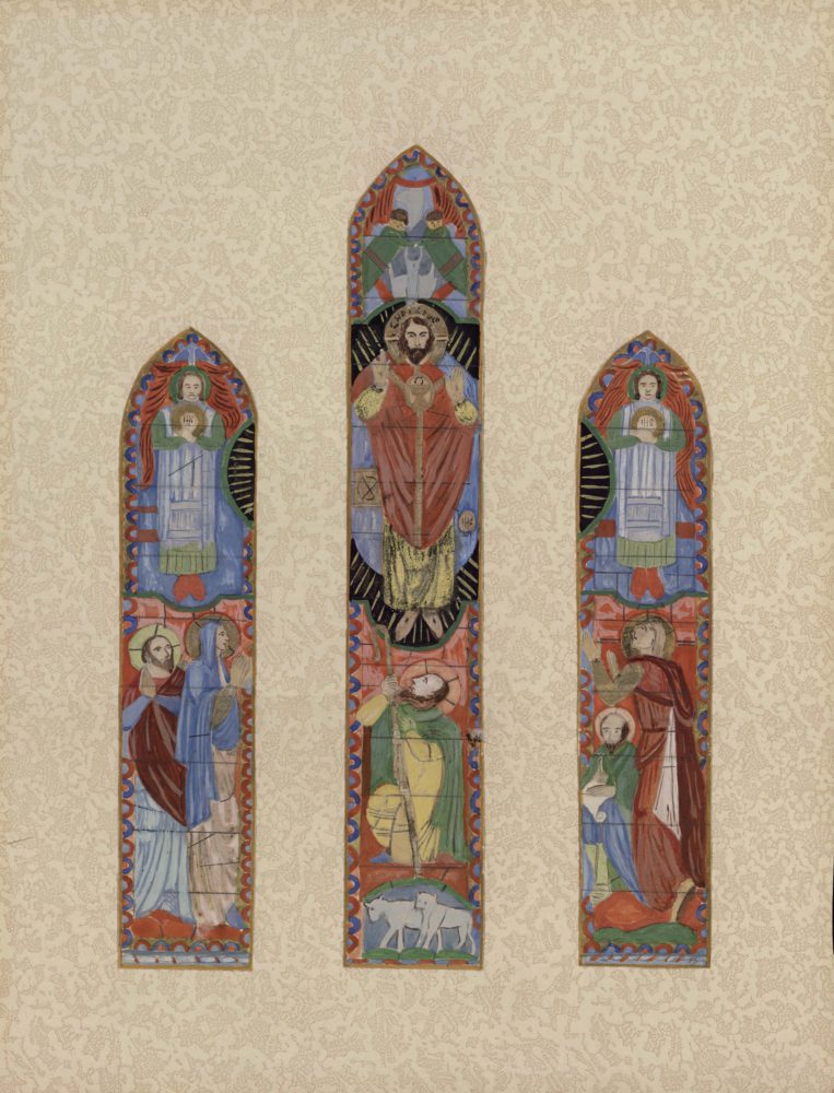 East Window Holy Trinity Church Castelnau