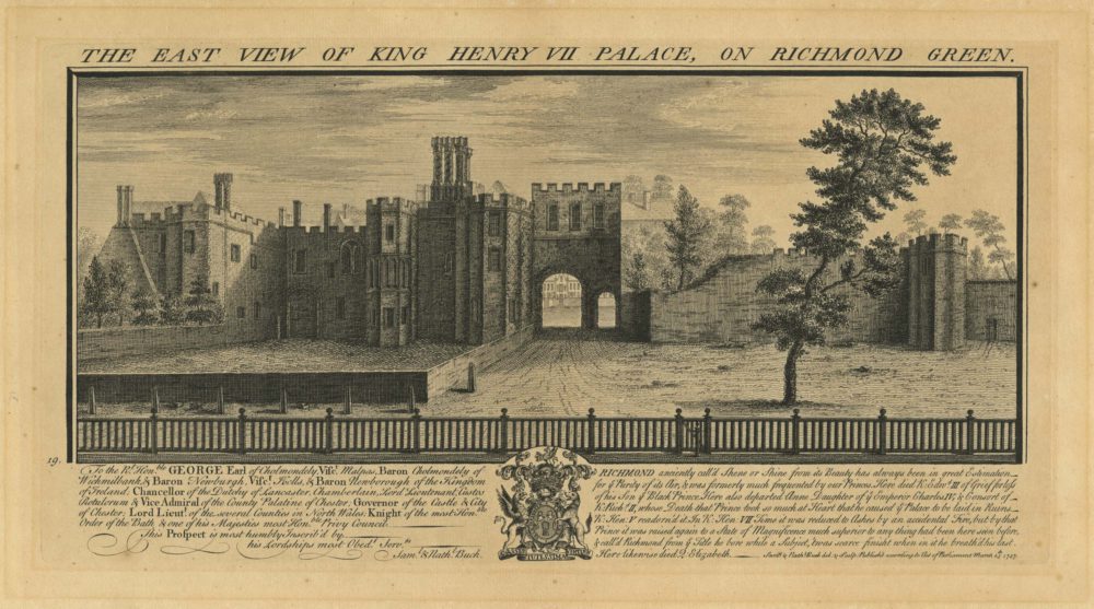 The East View of King Henry VII Palace on Richmond Green