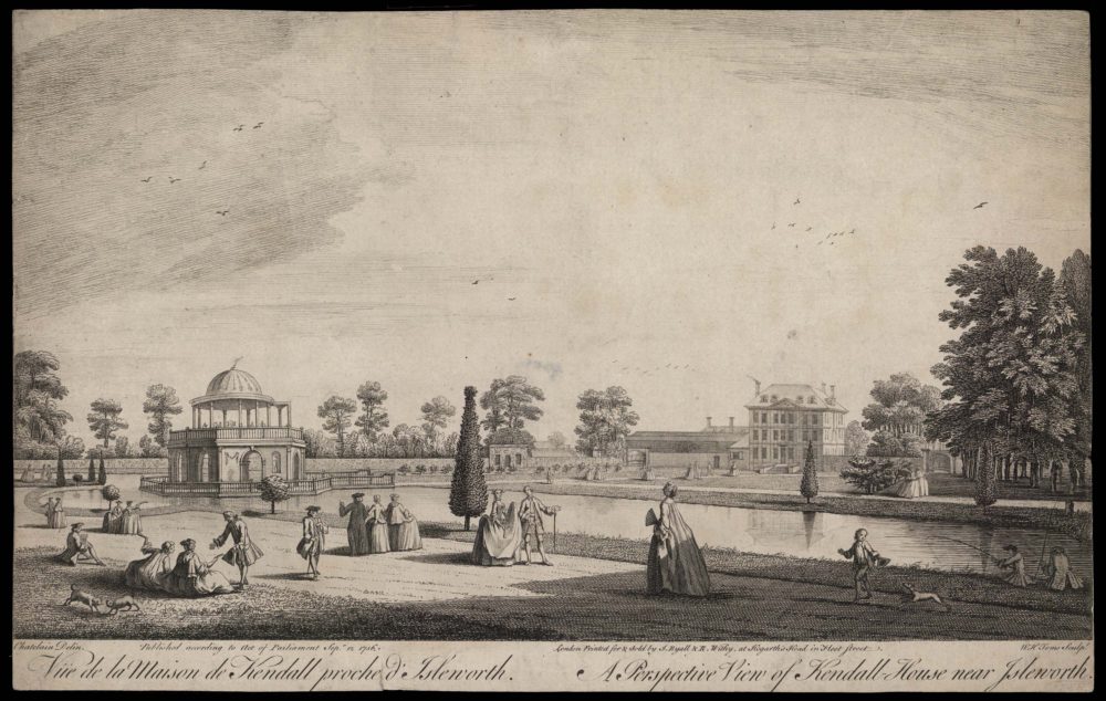 A Perspective View of Kendall House near Isleworth