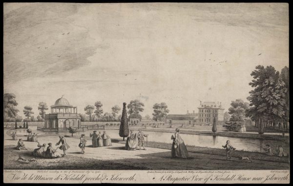 A Perspective View of Kendall House near Isleworth