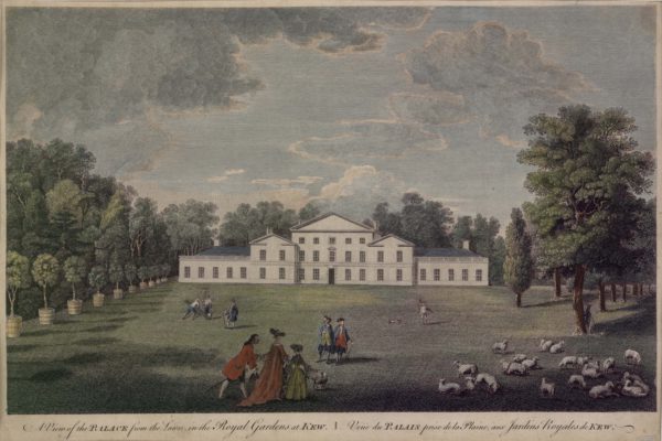 A View of the Palace from the Lawn in the Royal Gardens at Kew