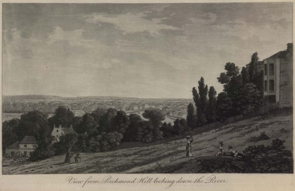 View from Richmond Hill looking down the River