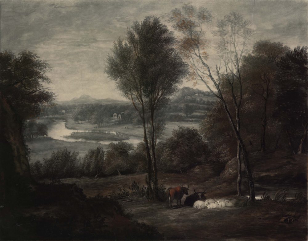A View of Petersham and Twickenham Meadows from Richmond Hill
