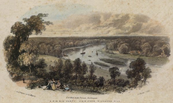 A Picnic Party View from Richmond Hill