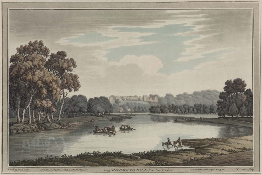 View of Richmond Hill from Twickenham