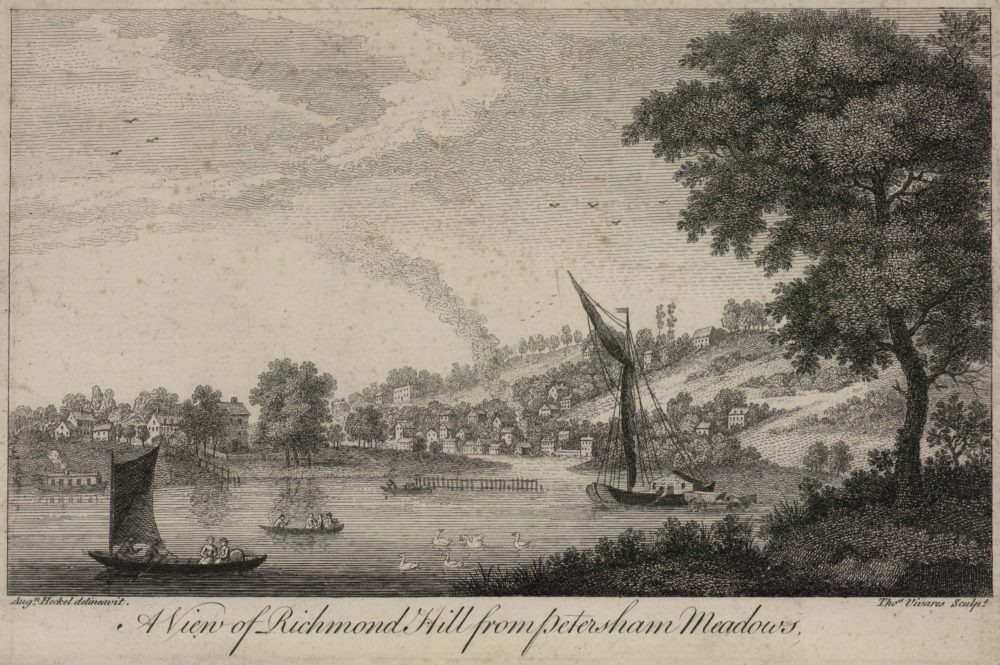 A View of Richmond Hill from Petersham Meadows
