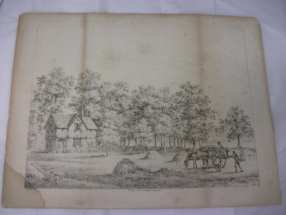 Lodge in Twickenham meadow