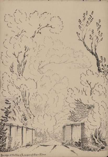 Bridge at the Top of Longcroft and Barn Elms