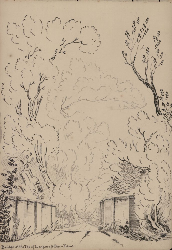 Bridge at the Top of Longcroft and Barn Elms