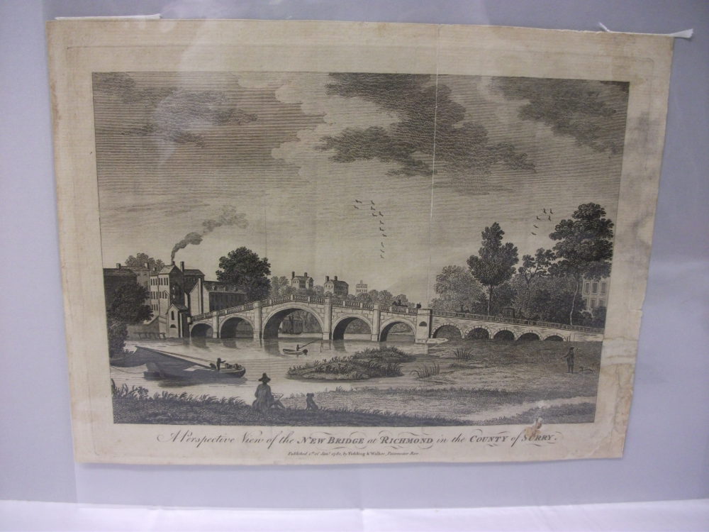 A Perspective View of the New Bridge at Richmond in the County of Surry