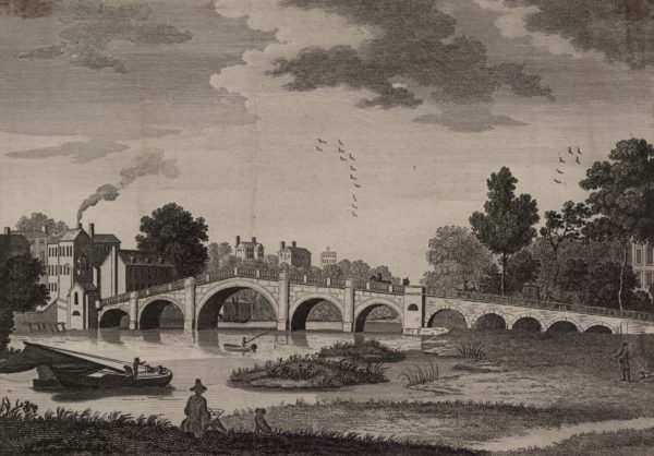 A Perspective View of the New Bridge at Richmond in the County of Surry