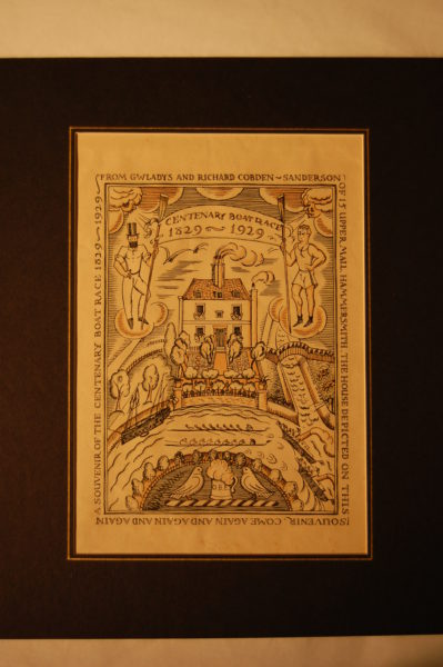 A Souvenir of the Centenary Boat Race (1829-1929)