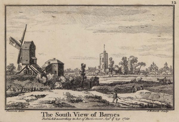 The South View of Barnes