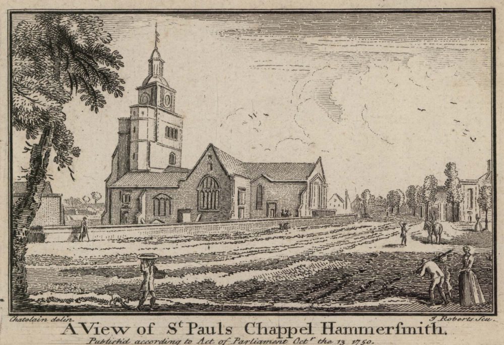 A View of St Paul’s Chappel Hammersmith