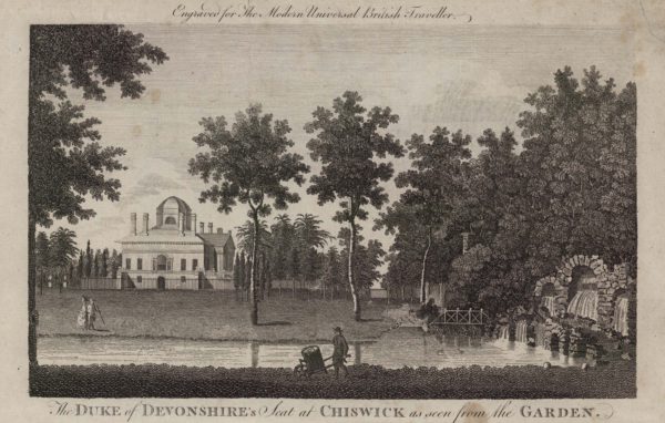 The Duke of Devonshire’s Seat at Chiswick as seen from the Garden