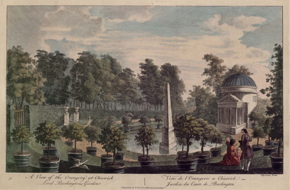 A View of the Orangery at Chiswick