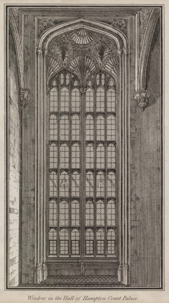 Window in the Hall of Hampton Court Palace