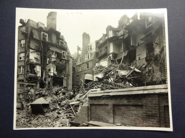 Bomb Damage along Queen Caroline Street
