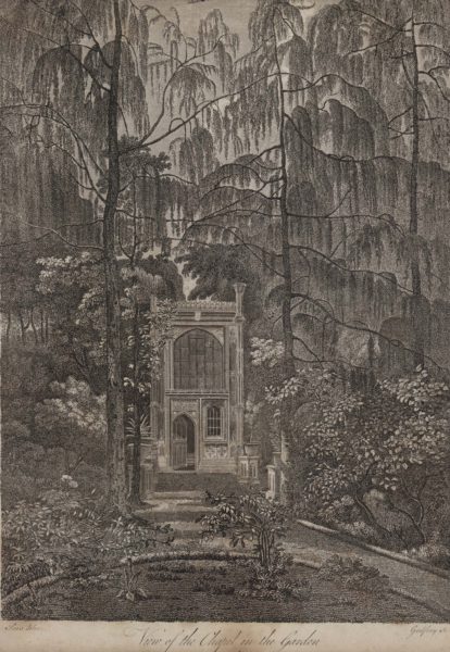 View of the Chapel in the Garden at Strawberry Hill