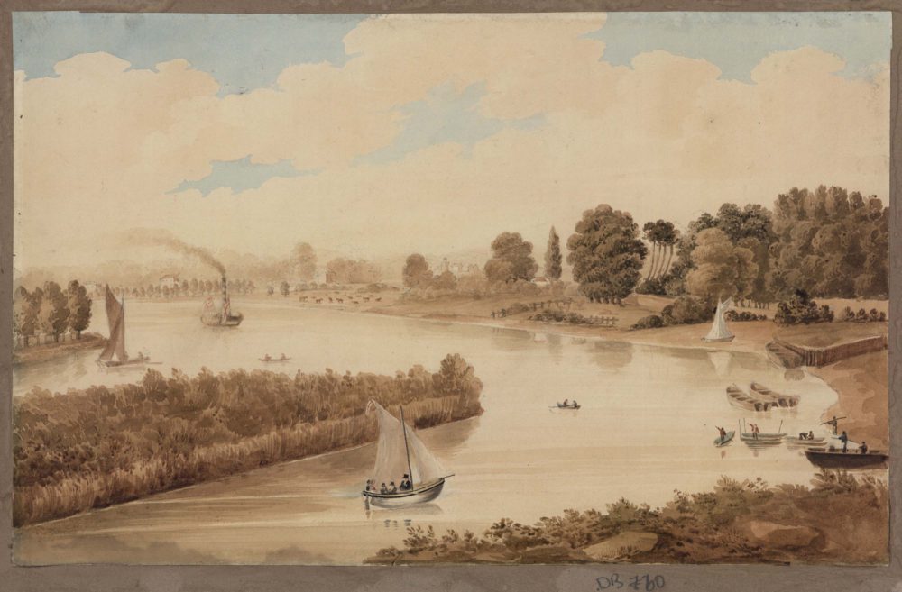 A View from the Observatory of Benjamin Sharpe Esq at Chiswick