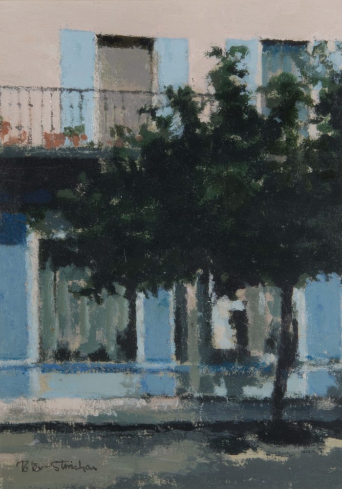 Window with Blue Shutters