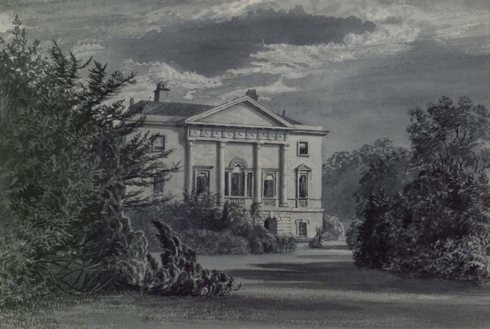 White Lodge by Moonlight