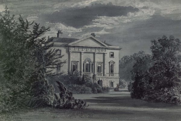 White Lodge by Moonlight