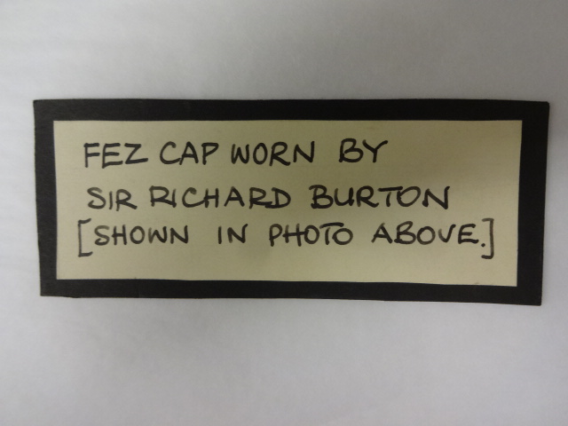 Fez Cap work by Sir Richard Burton