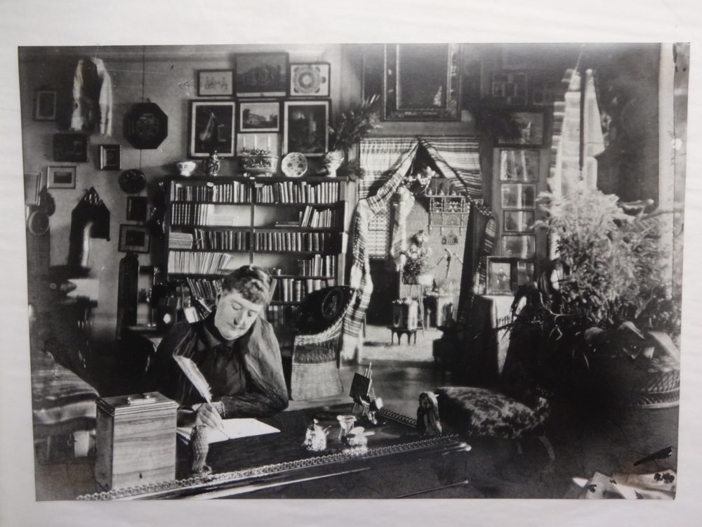 Lady Burton in the drawing room Trieste