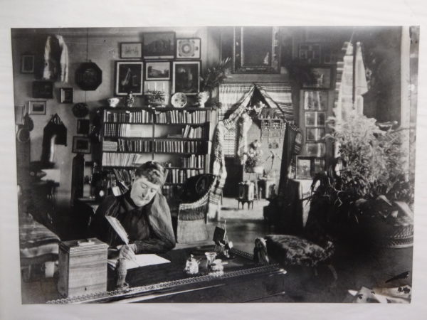 Lady Burton in the drawing room Trieste