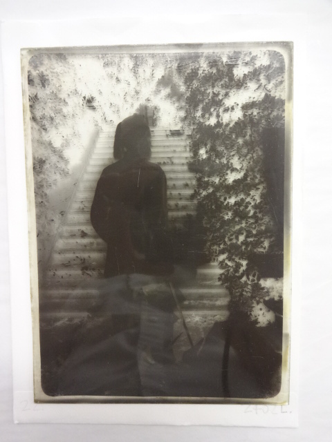 Sir Richard Burton standing in the garden at Trieste