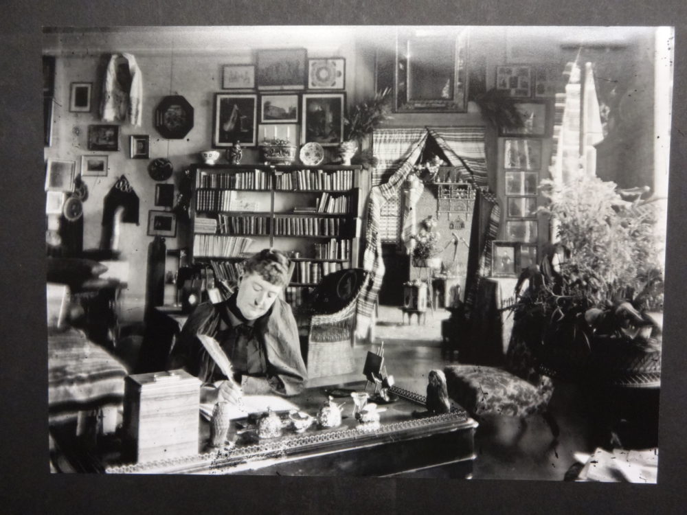 Lady Burton in the drawing room Trieste