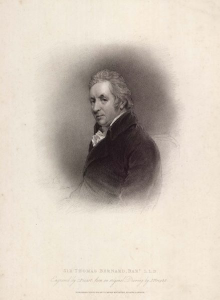 Sir Thomas Bernard, Bart LLD