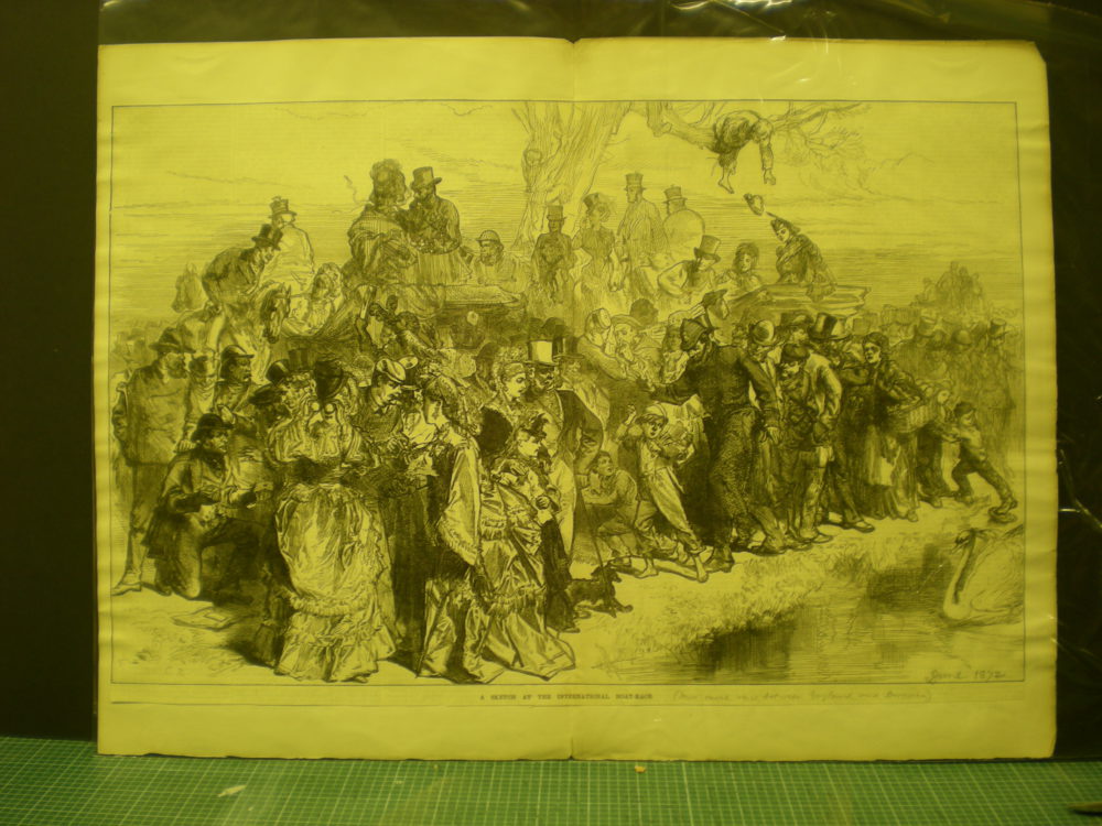 A Sketch at the International Boat-Race