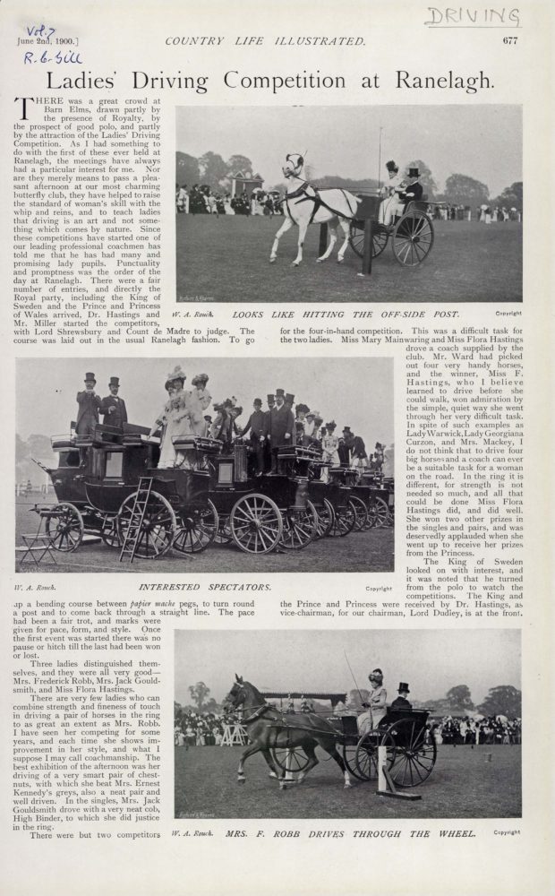 Ladies’ Driving Competition at Ranelagh