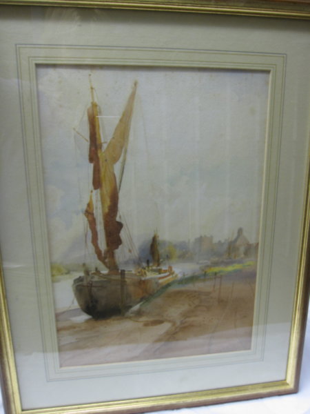 Thames Barge at Mortlake