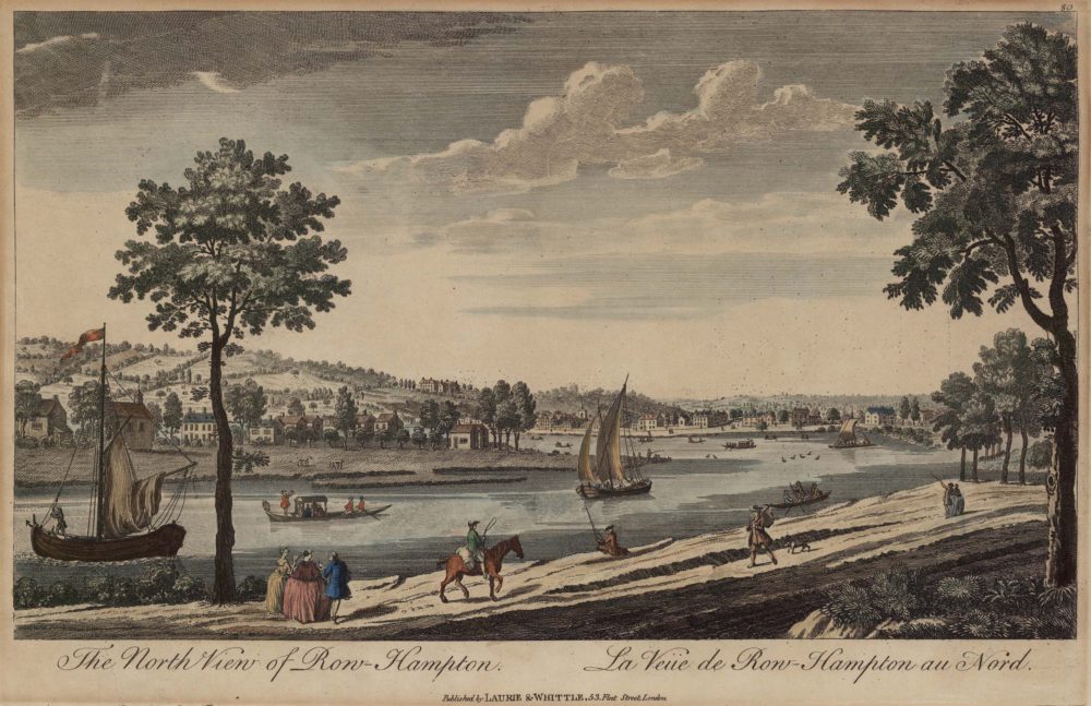 The North View of Row Hampton